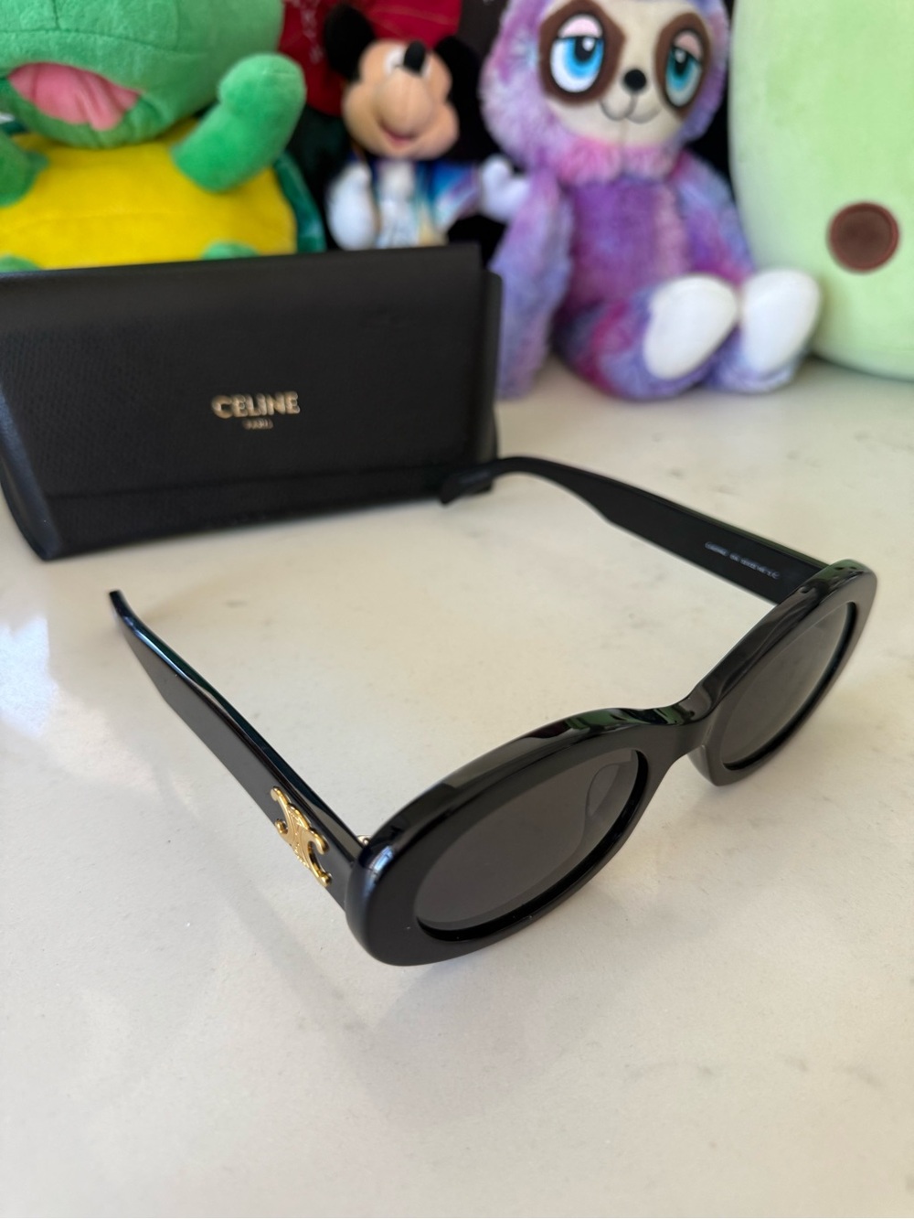 Celine TRIOMPHE Oval Frame Sunglasses - Picture 4 of 5